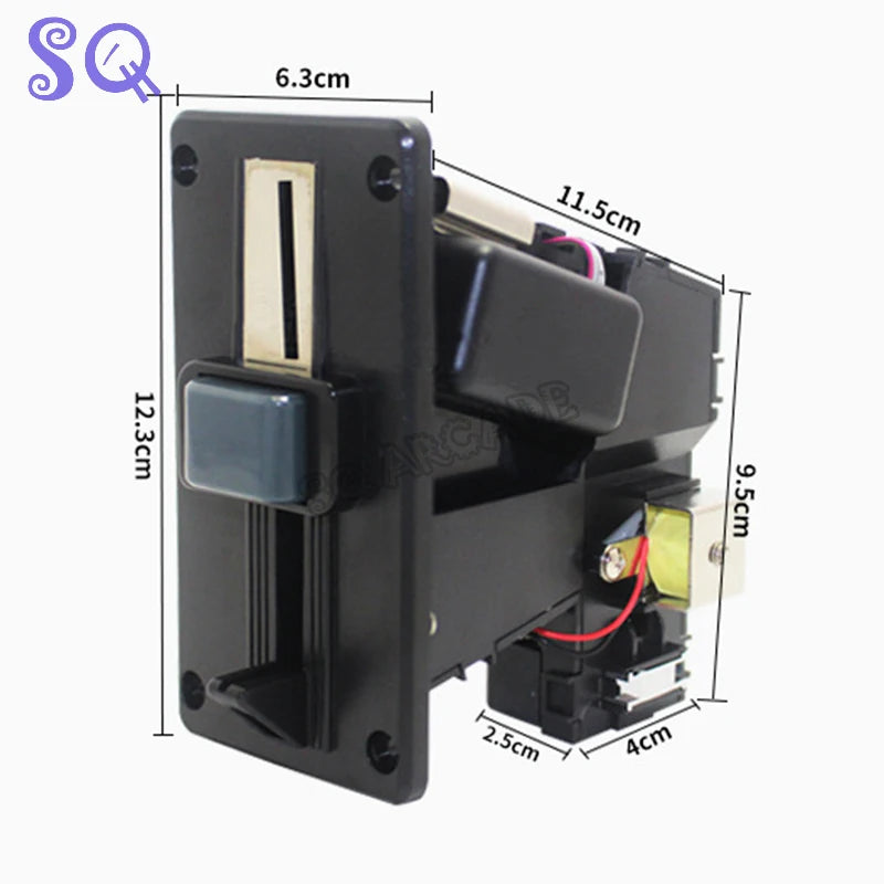 626 Multi Coin Acceptors Programmable Plastic Arcade Validator Electronic Selector Mechanism For Vending Washing Machine