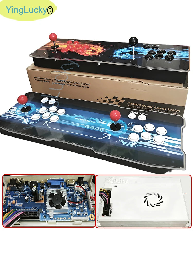 30000 in 1 Pandora box arcade console 3D Retro Arcade Game Console Cabinet Bartop 8 Way Joysticks Push Buttons