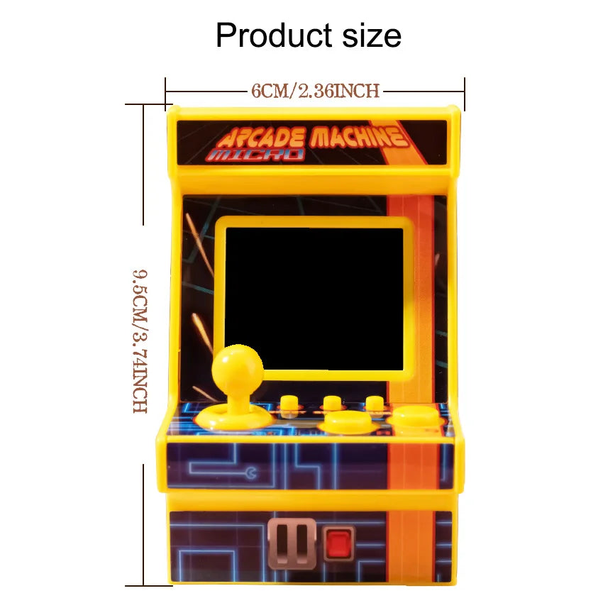 8 Bit Mini Arcade Handheld Game Console 1.8 Inch 152 Games Small Pocket Gaming Christmas Holiday Kids Gift