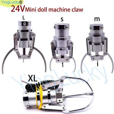 Mini claw 24V with coil for crane diy kit grabbing toys machine claw machine vending machine