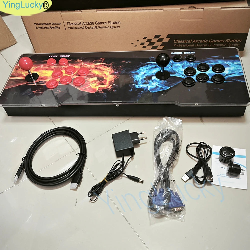 30000 in 1 Pandora box arcade console 3D Retro Arcade Game Console Cabinet Bartop 8 Way Joysticks Push Buttons