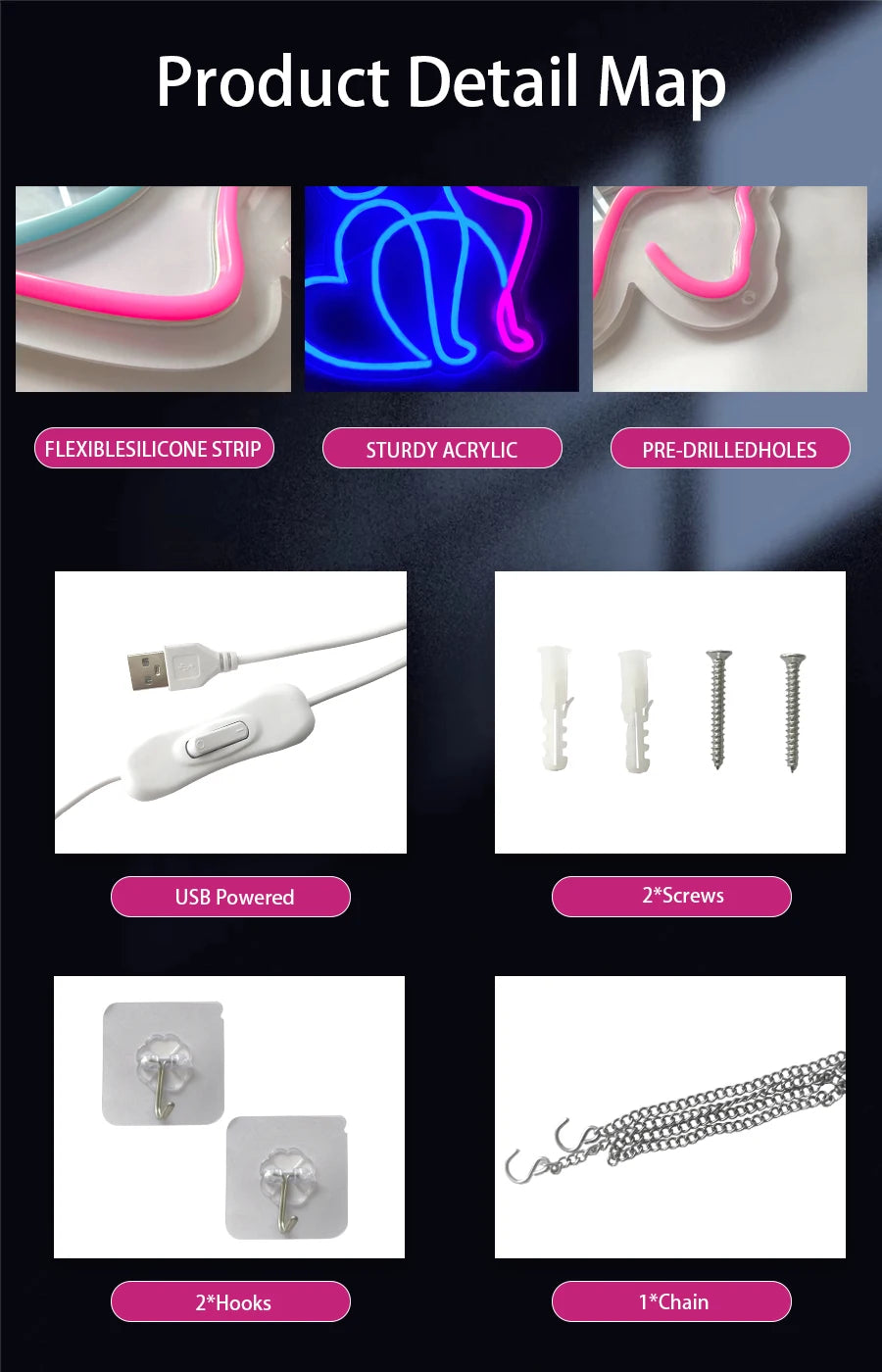 Neon Sign Of Arcade, Used For Wall Decoration, Usb Powered, Used For Artistic Decor Of Game Rooms, Clubs, Bars And Man Caves.
