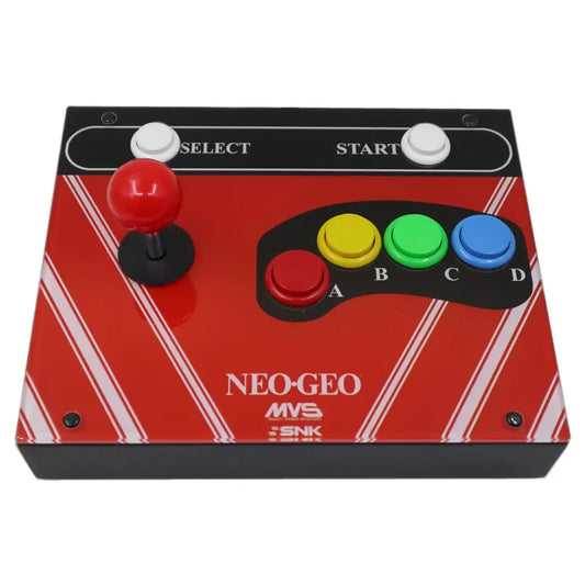 Arcade Games RAC-J600S NEO 6 Buttons 15Pin Hitbox Games Stick Arcades Joysticks Console Artwork Panel For Neo Geo AES MVS CD