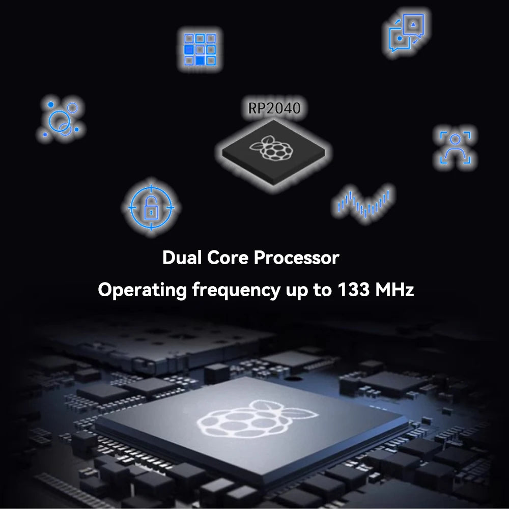 USB Zero Delay Encoder Joystick Hitbox Raspberry Pi PICO Development Board Arcade Game Controller For Xboxone Ps5 PS4 PC Switch