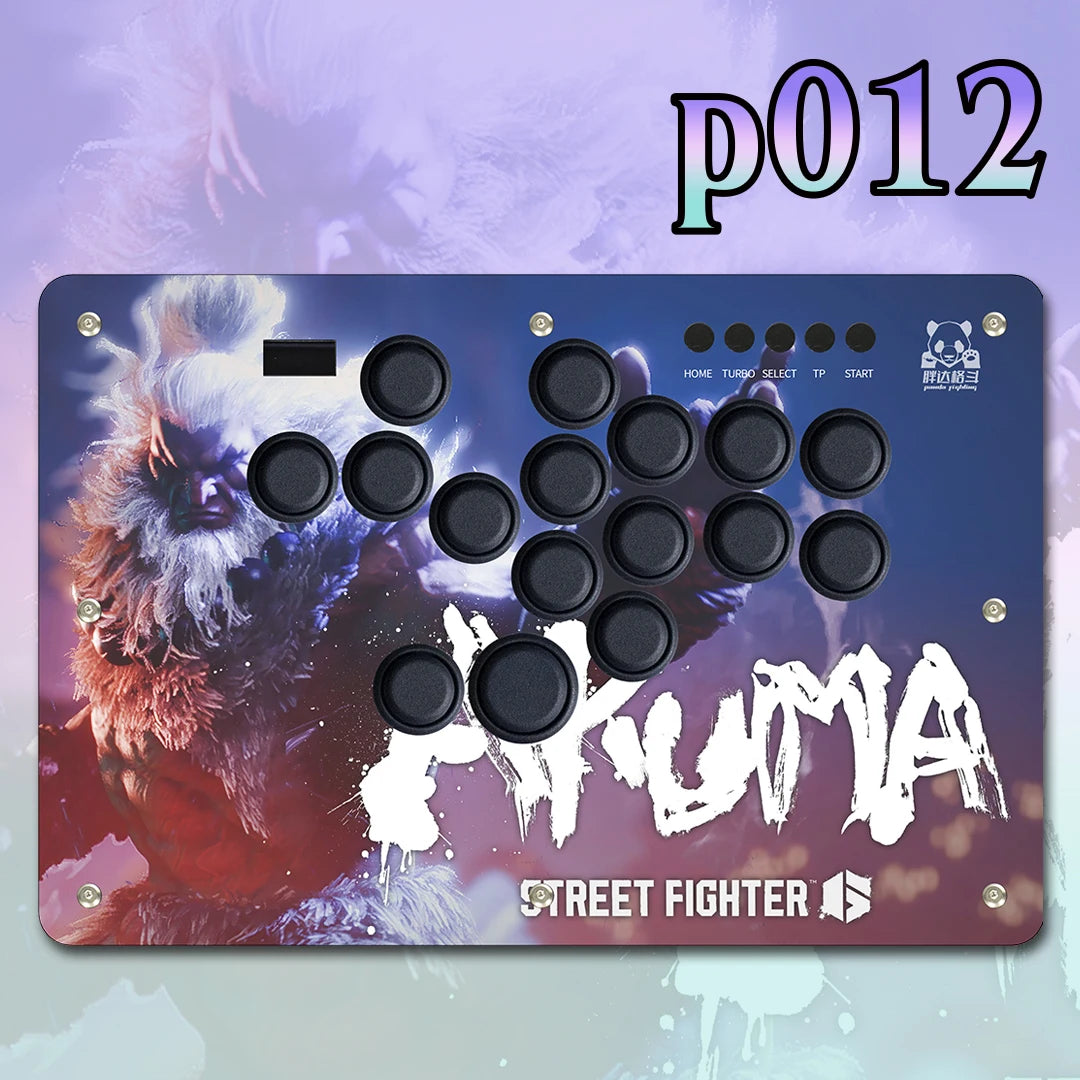 Panda Hitbox Deluxe Custom Panel Fighting Game Joystick Controller Arcade Fighting Stick For PS4/PS3/PC/Switch