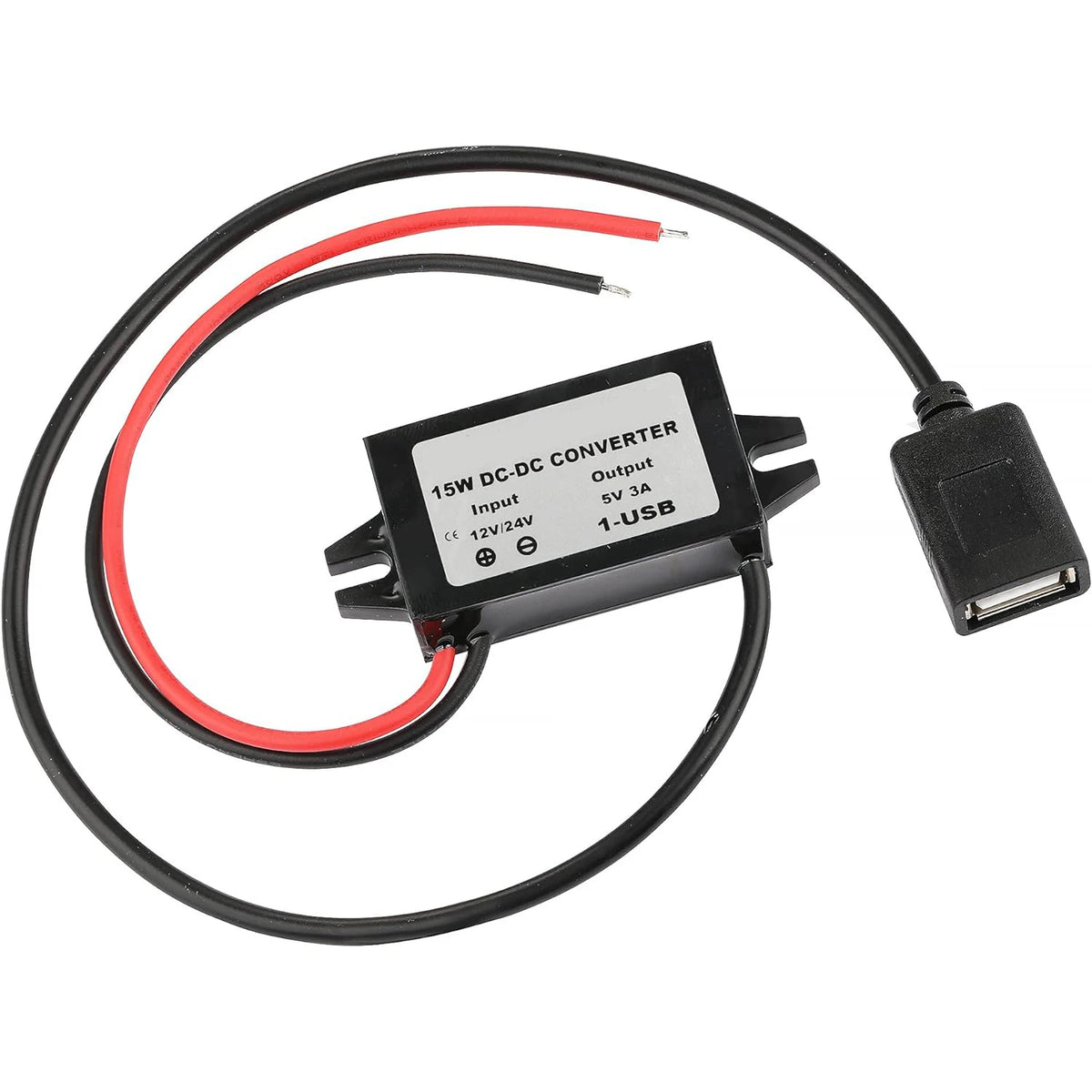 Waterproof 12V to 5V Converter DC-DC Step Down Module Power Adapter USB-A Female/Type C/dual USB/open Wire Connector
