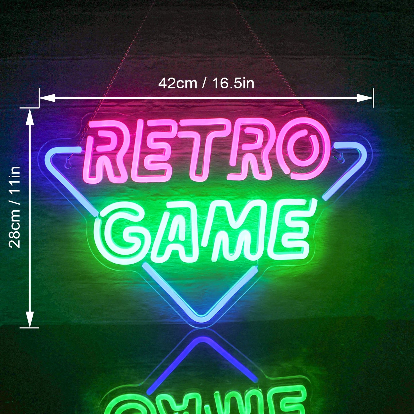 Arcade Zone Neon Led Sign Retro Game Room Decoration Home Bedroom Bar Party Gaming Club Art Wall Light Up Signs Gift For Gamer