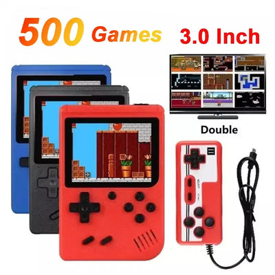 Built-in 500+ Classic Games 3 Inch Arcade Retro Console Games Console for Game Boy Emulator TV Video Game Handheld Game Player