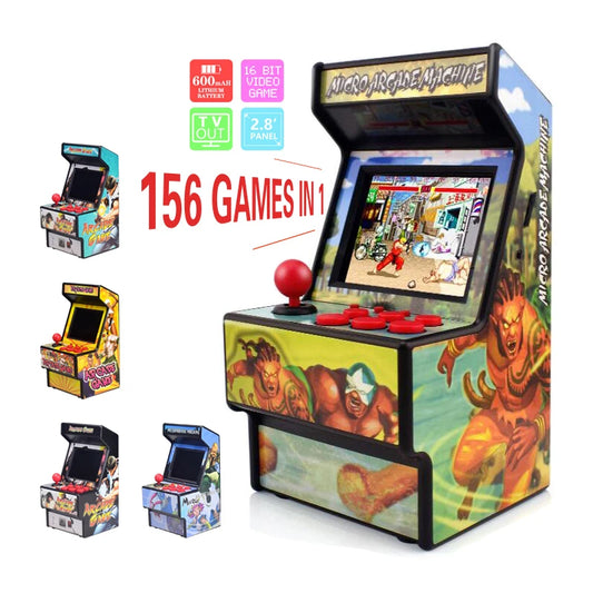 2.8-inch 16-bit Mini Handheld Video Arcade Game Portable Console (Built-in 150+ Classics Retro Game For SEGA)