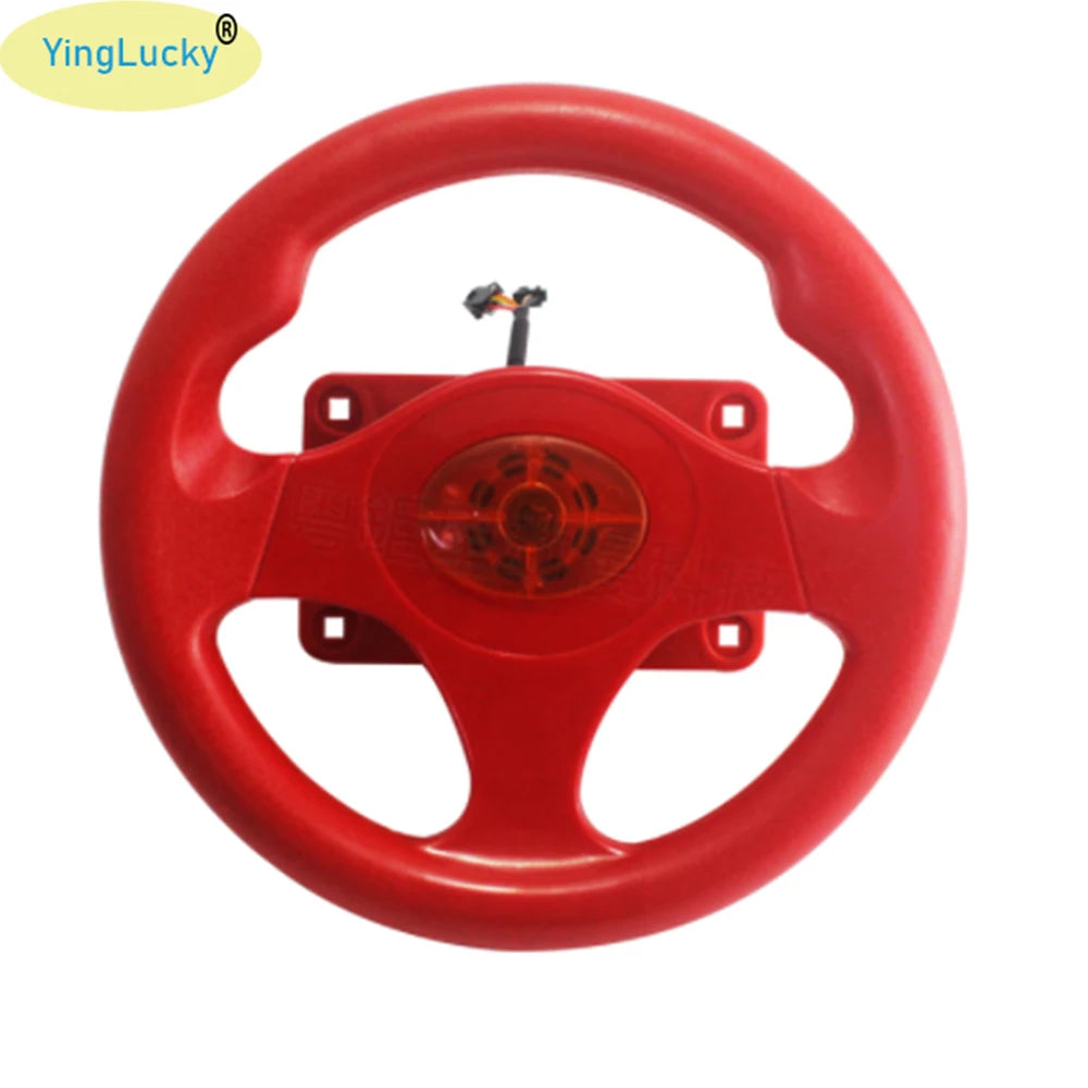 Arcade Steering Wheel for 31 in 1 Racing Car Arcade Machine for Kids Flame Flying Car Run Way TRAVELINSTYLE