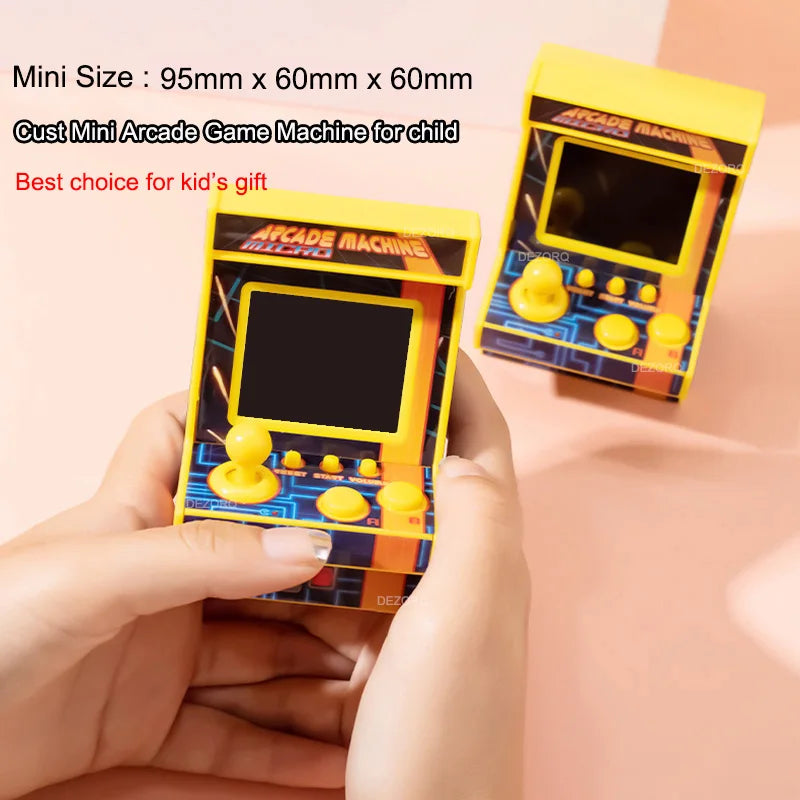 8 Bit Mini Arcade Handheld Game Console 1.8 Inch 152 Games Small Pocket Gaming Christmas Holiday Kids Gift