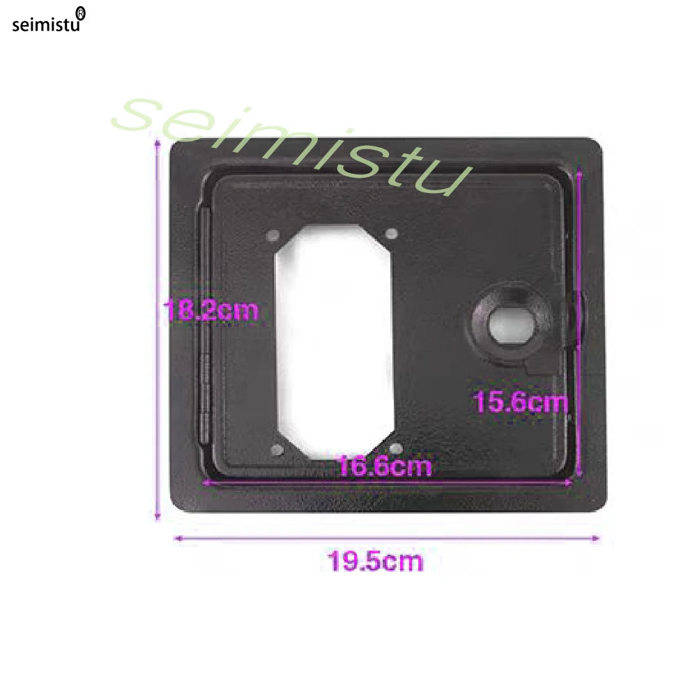 Arcade Coin Door Swing Machine Coin Acceptor Entertainment Operated Arcade Iron Black Cash Box Gate DIY Parts