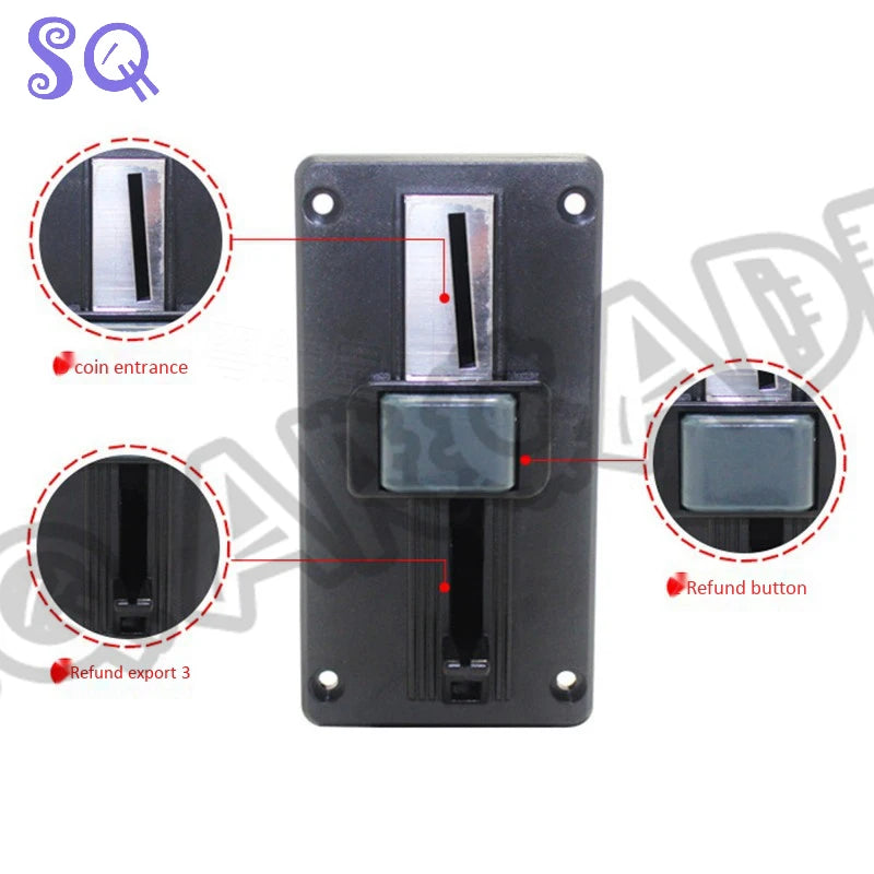 626 Multi Coin Acceptors Programmable Plastic Arcade Validator Electronic Selector Mechanism For Vending Washing Machine