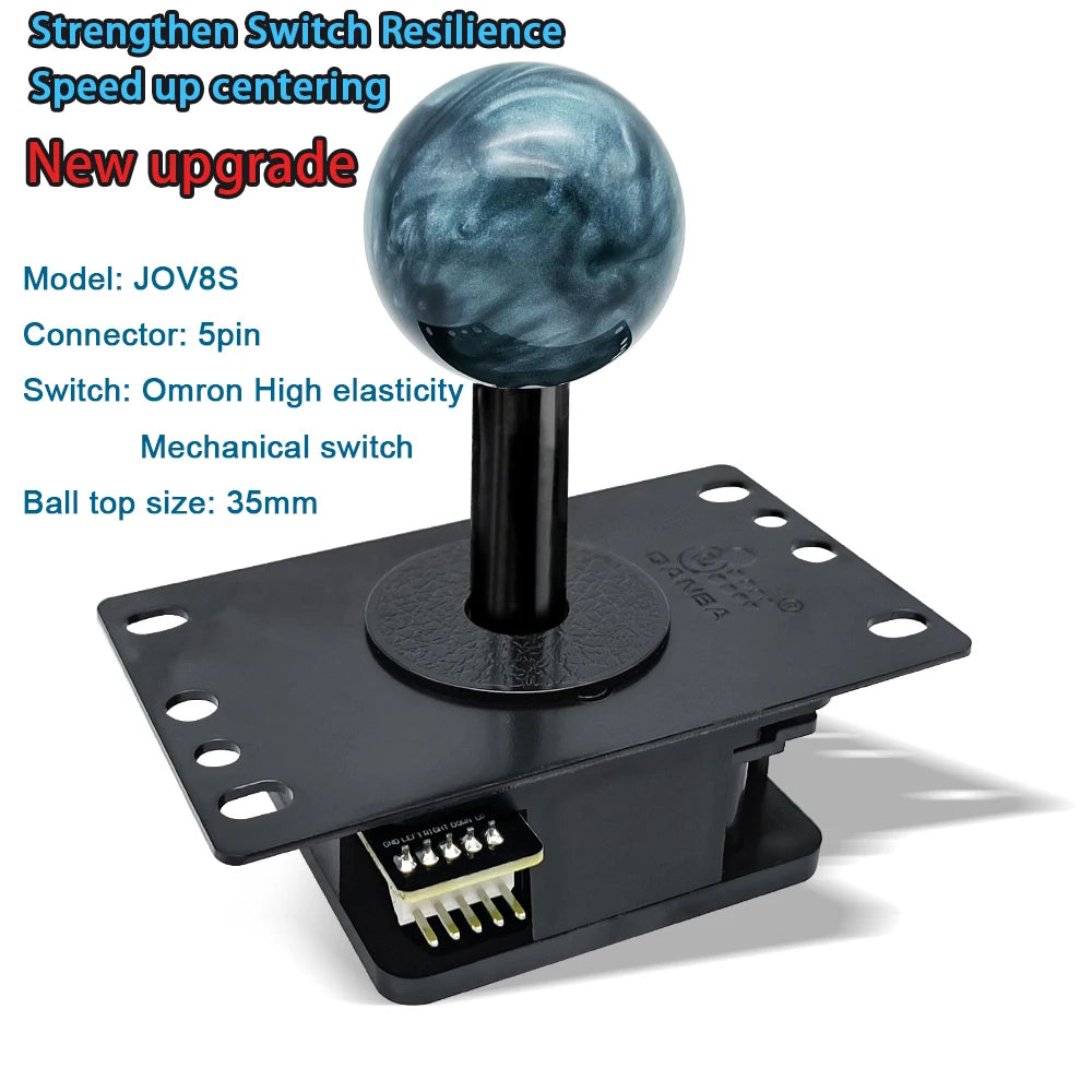Qanba Gravity Mechanical Arcade Joystick Shafts Silent Lever JOV8S JCV8 Joystick Arcade Accessories Quick DIY Parts
